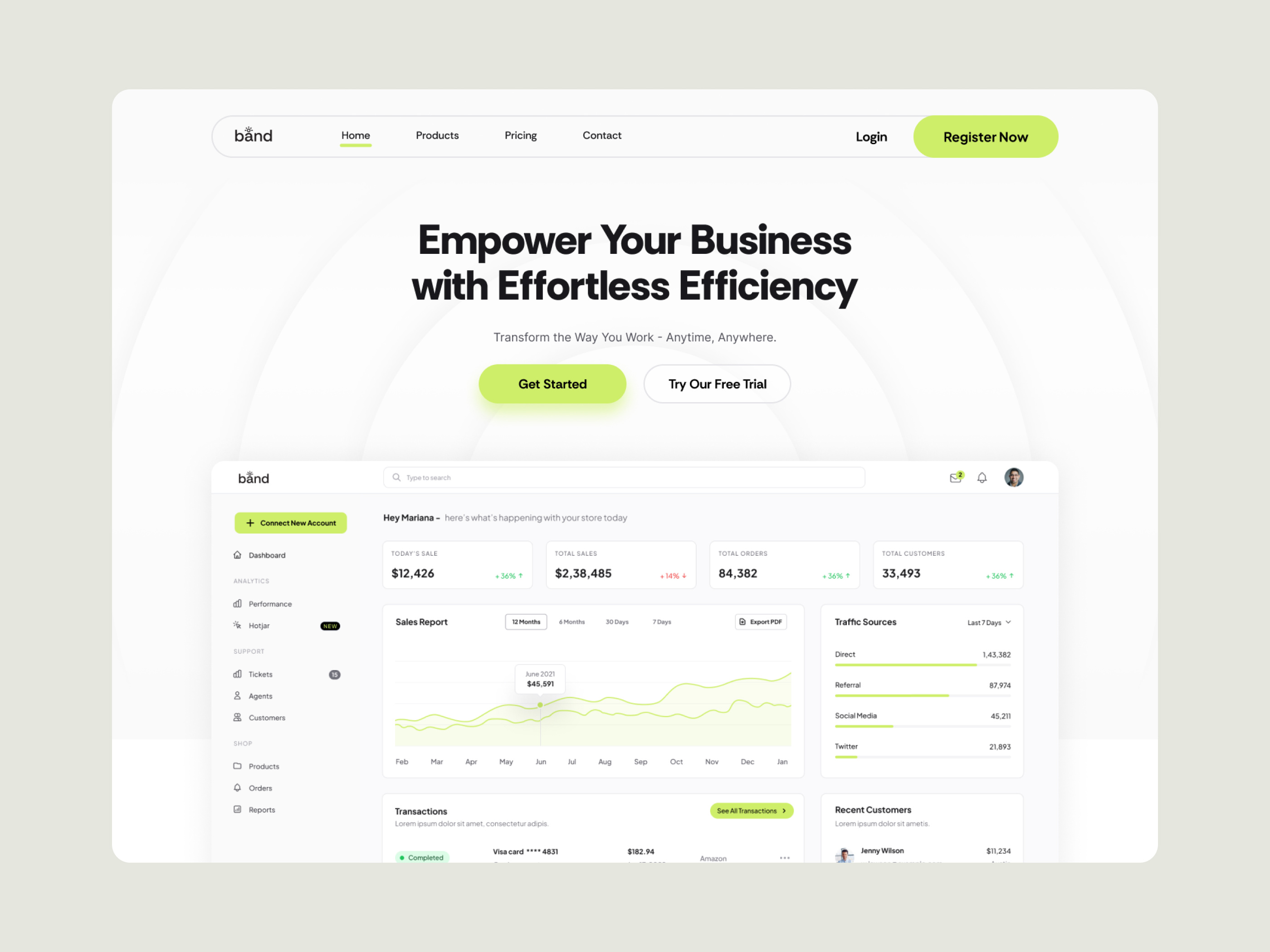 SaaS Landing Page - UI Exploration design landing page product design project saas ui ux website