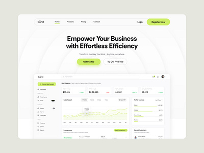 SaaS Landing Page - UI Exploration design landing page product design project saas ui ux website