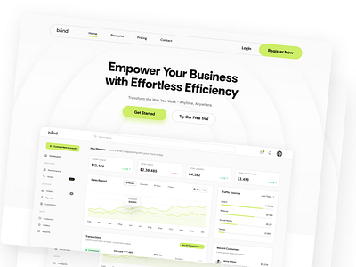 SaaS Landing Page - UI Exploration design landing page product design project saas ui ux website