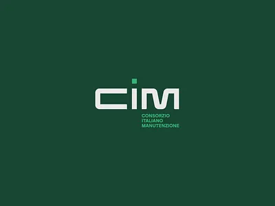 CIM - Consorzio Italiano Manutenzione branding graphic design logo
