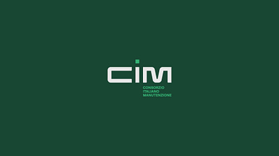 CIM - Consorzio Italiano Manutenzione branding graphic design logo