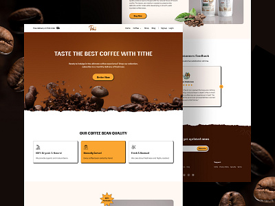 Coffee Brand Landing Page Design coffe brand ui ux coffee brand design coffee brand ui ux coffee mobile app coffee shop design coffee shop ui ux coffee shop website coffee ui ux coffee ui ux design coffee webapp coffee website design