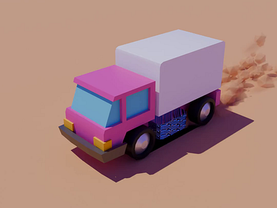 3D Truck Animation 3d 3danimation blender