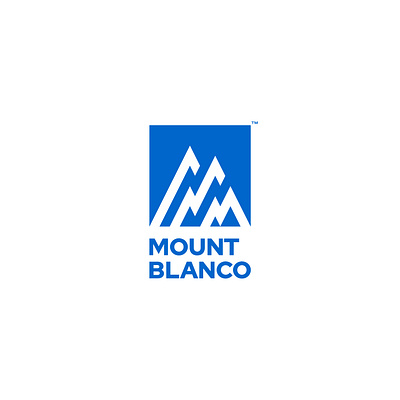 Mount Blanco Concept Logo brand brand design branding graphic design logo logo daily logo daily challenge logo design logotype