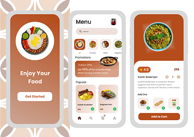 Persian Food Ordering App