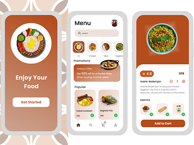 Persian Food Ordering App