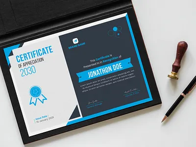 Certificate Template high quality