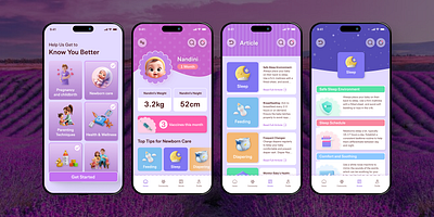 Parenting App app appdesign application baby design mobileapp parent parenting parentingapp parentinghood parents ui uidesign uiinspiration uitrends userinterface uxdesign