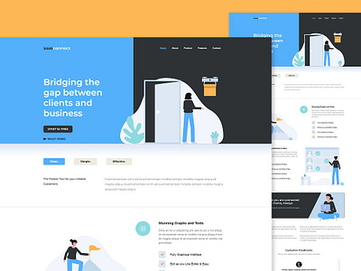 Saas Tech Landing Page bootstrap templates landingpage templates saas tech landing page