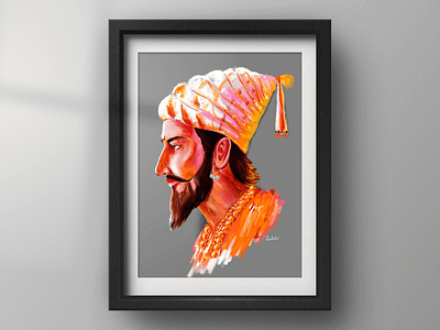 Shivaji Maharaj Digital Painting 🎨 chatrapati digital painting painting shivaji shivaji maharaj