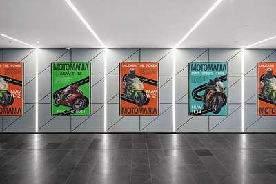 Posters for motocross graphic design