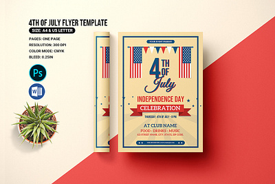Us Independence Day 4th july 4th july celebration american celebration club docx editable event fourth of july independence day invitation invitation flyer memorial day ms word photoshop template printable psd us independence usa usa independence