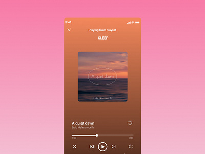 Day #009 Prompt: Music Player #DailyUI #Figma ui
