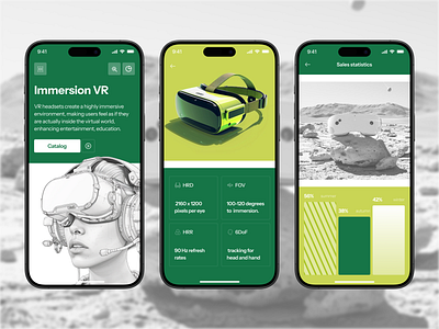 VR - mobile app concept app appdesign design mobileapp ui uidesign ux vr
