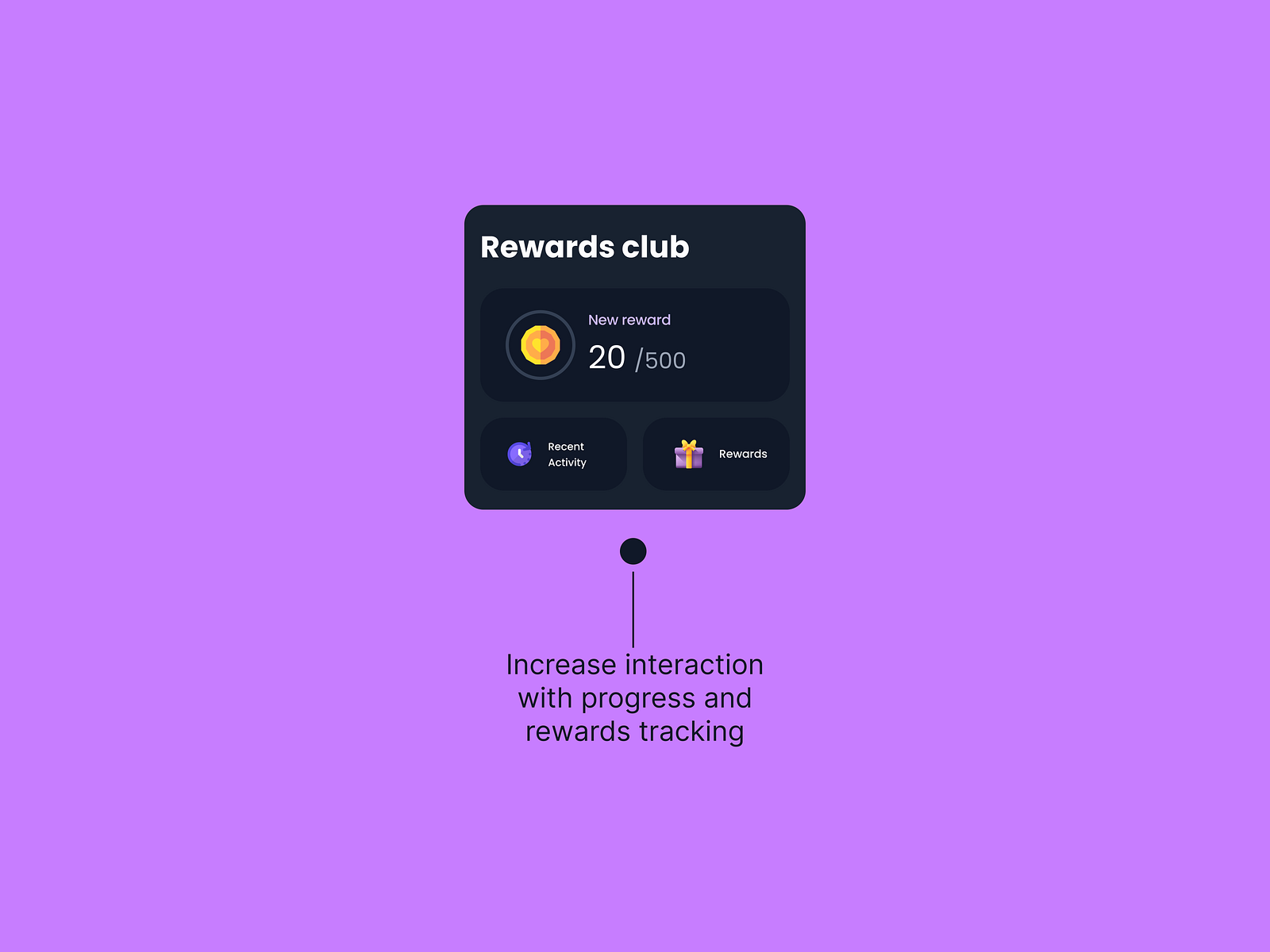 Gamification UI Card to Track Progress and Rewards by Headstart UX on ...