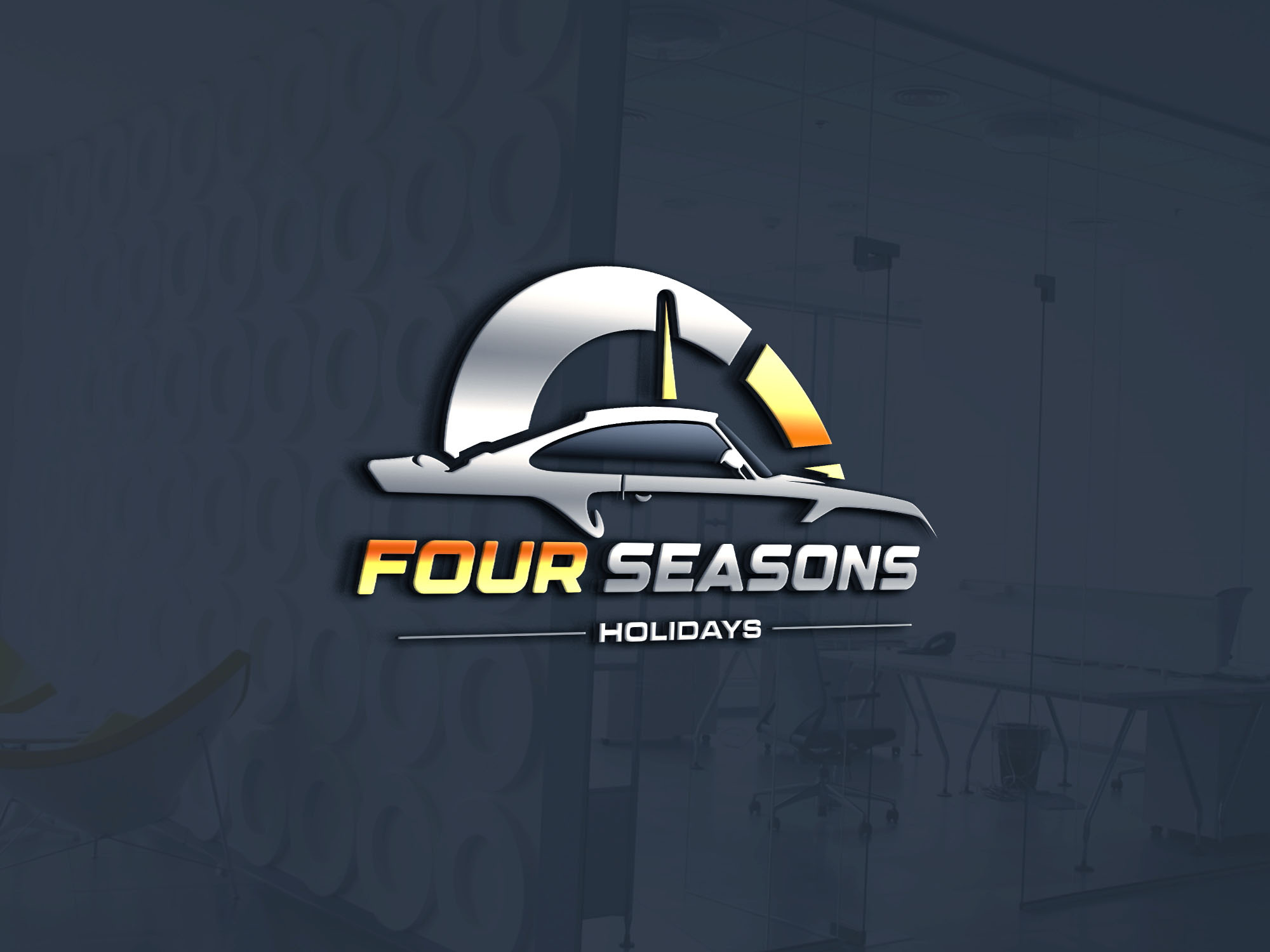 Example of I Will Do All Car Service Logo Design