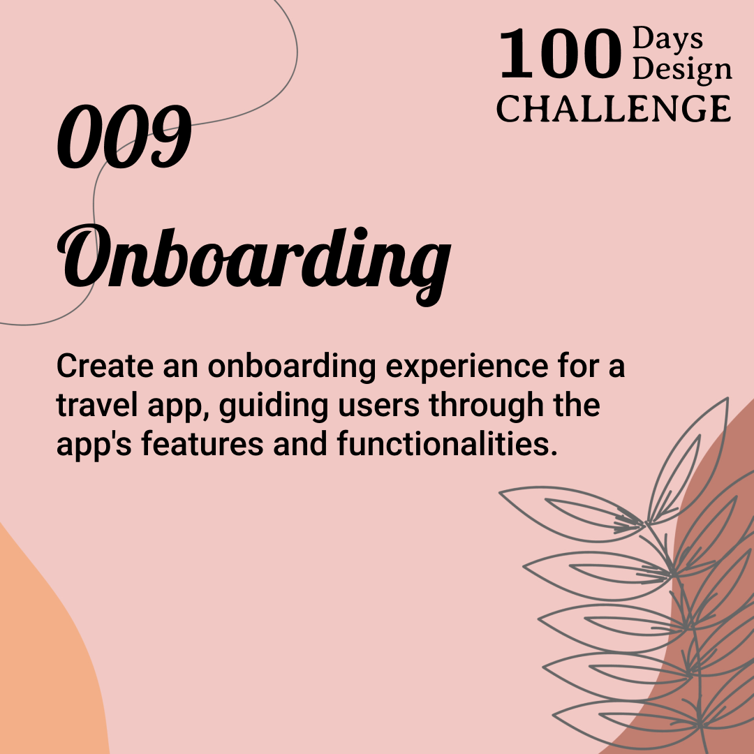 Onboarding dailyui design design challenge designinspiration figma onboard onboarding prototyping trip typography ui uidesign