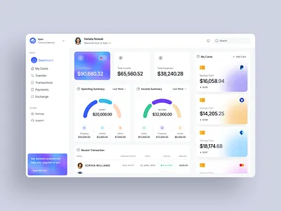 Dashboard - Banking app admin banking app banking dashboard banking saas dashboard digital banking finance app finance dashboard finance saas online banking saas saas design ui ui design ux ux design wallet web app web design website design