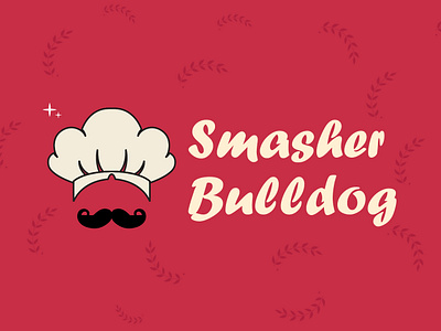 "Smasher Bulldog" is a start up based food company inspired. advertisement brand identity branding graphic design illustrator logo logo design minimal photoshop visual