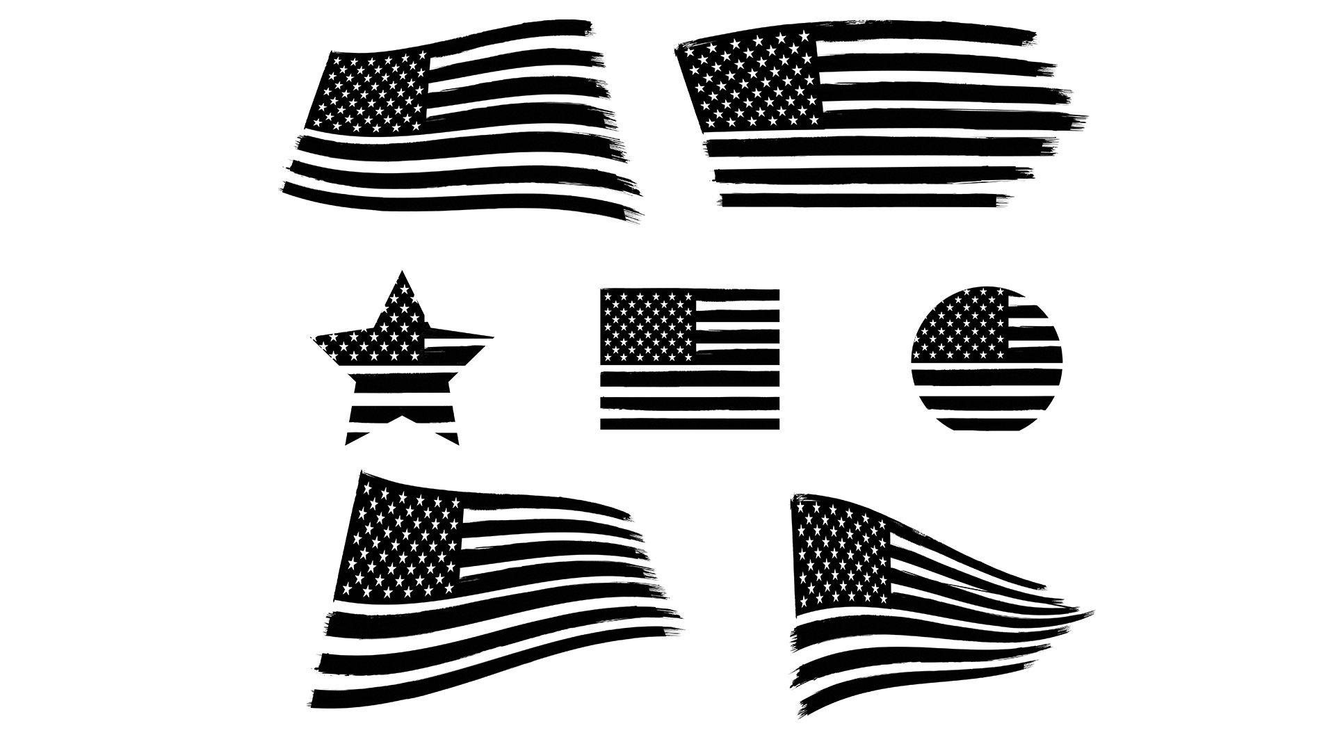 Distressed American Flag by GeorgeKhelashvili on Dribbble