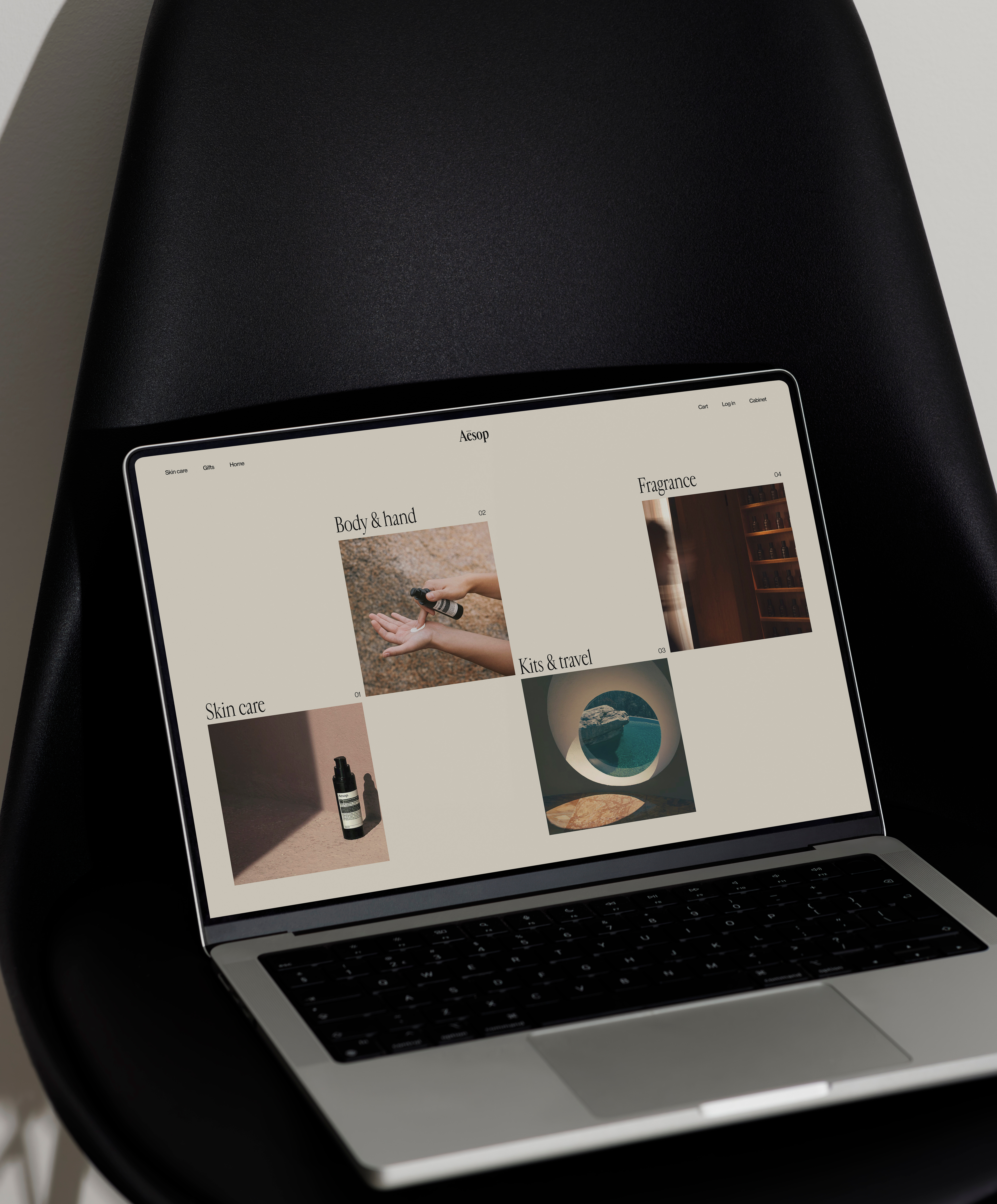 Aesop / Product offering concept aesop catalogue e commerce retailer skincare ui visualsearch webdesign