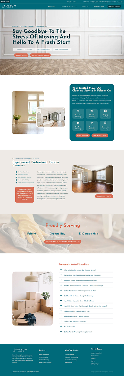 Cleaning Service Web Design cleaning service elementor home service homepage web design wordpress