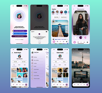 Dating App Concept ui