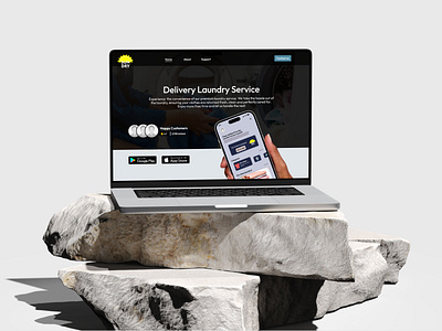 Landing Page for Laundry Business