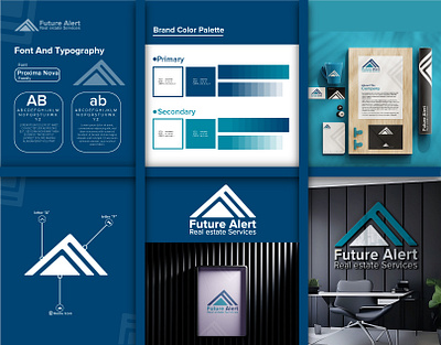 Real Estate Brand Style Guide brand book brand design brand designer brand manual brand style guides branding branding kit corporate identity freelancer graphic design guideline logo logo case study logo design logo designer rebranding style guide visual identity