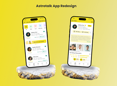 Astrotalk App Redesign app astro astrology branding design graphic design illustration logo typography ui uiux ux vector