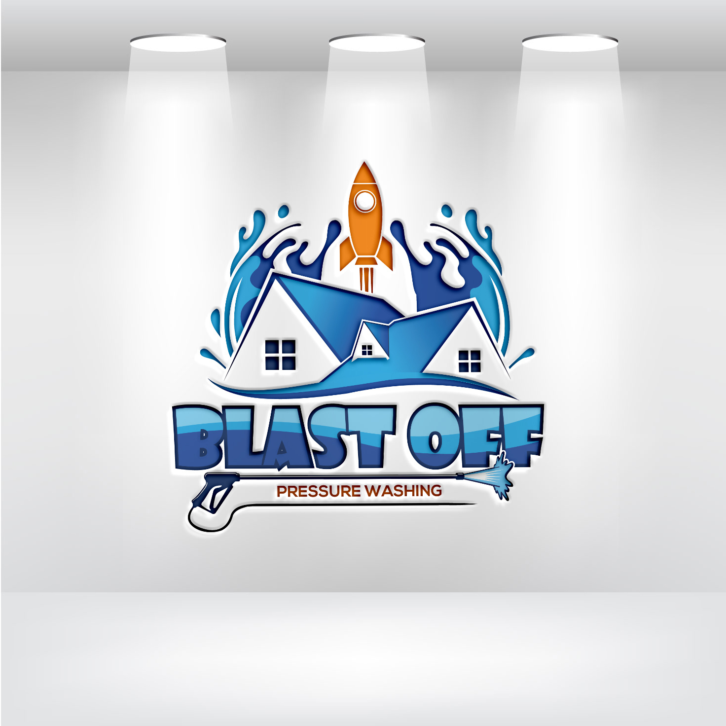 Example of Washing And Cleaning Logo Design