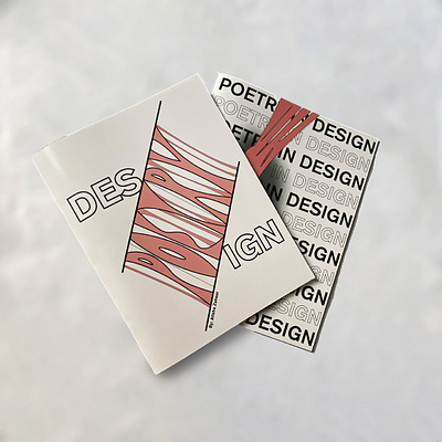 "Poetry in Design" Booklet adobe illustrator art book cover book cover design booklet booklet design design graphic design illustration photography