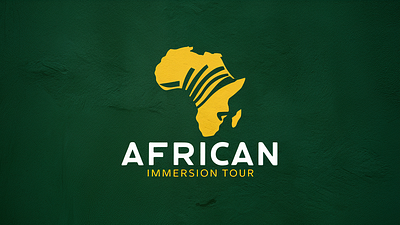 AFRICAN IMMERION TOUR branding design graphic design illustration logo mokup motion graphics ui vector