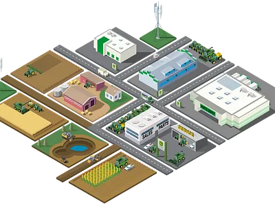 Isometric City graphic design illustration isometric vector