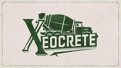 EOCRETE CONSTRACTION LOGO branding constraction logo design graphic design illustration logo mokup motion graphics ui vector
