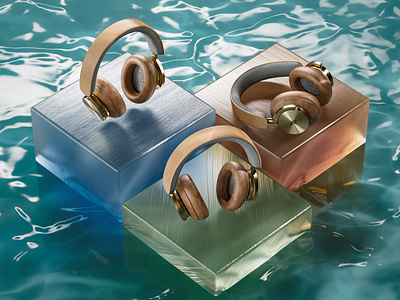 B&O Headphones 3d artdirection branding cgi product productdesign render visualization