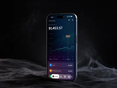 Fintech App Design Concept android app fintech harshad ios mobile ui ui design ux design