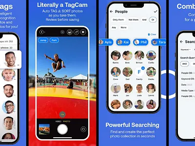 AI Photo Gallery App Screenshots 2024 trends app promo banners app screenshots app store screenshots graphic design graphic design trends play store screenshots