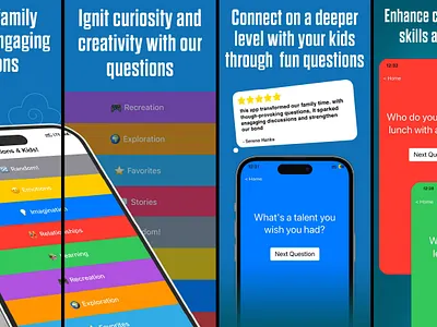 Parents Conversation Starter App Screenshots