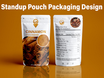 Pouch packaging Label Design 3d animation banner design branding design graphic design illustration label design logo motion graphics social media ui