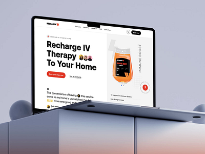 Recharge IV Website Redesign animation branding counseling platforms infusion iv therapy iv therapy landing page medicine mental health motion graphics online therapy psychological therapy psychology therapist therapy therapy platform therapy website web animation web design website website design