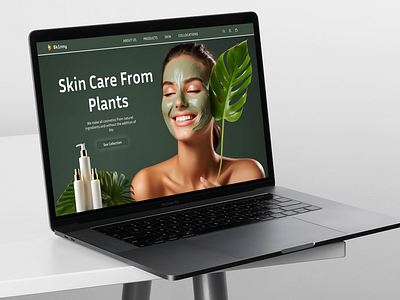 UX/UI Skin Care Website design. beauti design branding dashboard design design figma design illustration interactive design interactive designe landing page design product design skin care design skin care proiduct skinny design ui design ux design uxui design web design website design