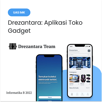 Drezantara: Gadget Store App graphic design