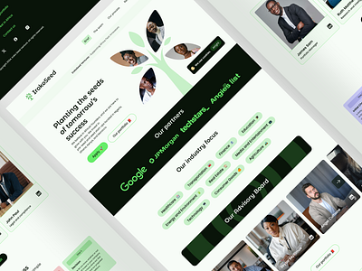 VC Firm. Web Design business design figma uiux venture