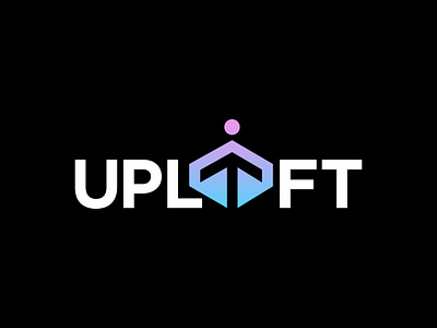 uplift logo ai brand brand identity branding crypto design finance financial fintech growth identity lift logo logo design logotype saas up upward web3