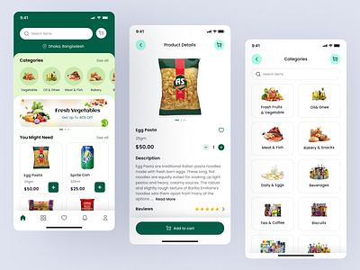 Grocery Shop APP UIUX Design animation app app design branding grocery shop app grocery shop app ui design illustration logo mobile app product design ui ux