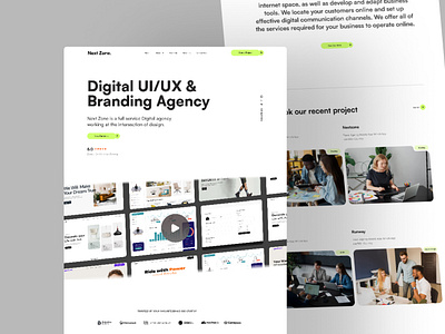 Agency Website Homepage Design agency website ui agency web ui ageny web hopmepage best landing page best ui degital agency ui landing page landing page ui portfolio website web landing page web ui website ui