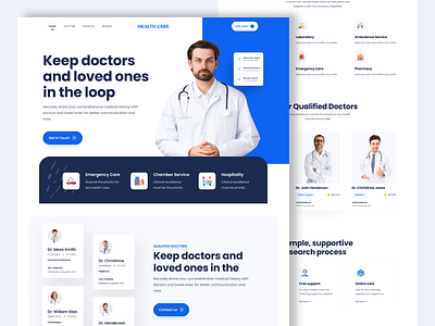 Healthcare Medical Website doctor health healthcare healthcare medical hospital medical medicine uiux web design website