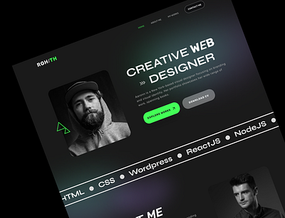 portfolio website design creativedesign design designtrends modernui responsivedesign ui visualdesign web webdesign