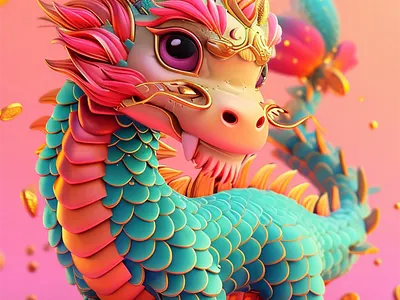 Loong design ip 吉祥物 龙